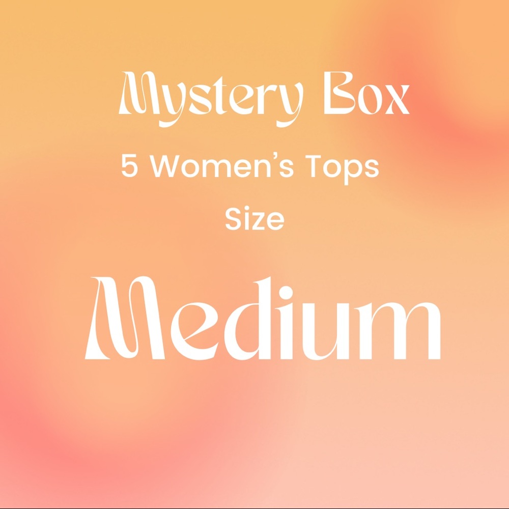 5 Women’s Medium Tops Mystery Box
